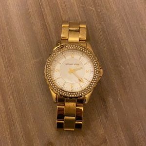 Michael Kors Gold Crystal Watch